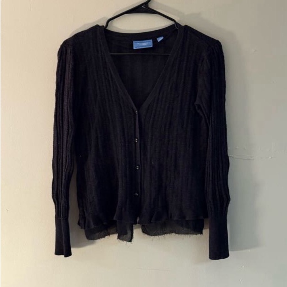 Simply Vera Vera Wang Black Cardigan Sweater